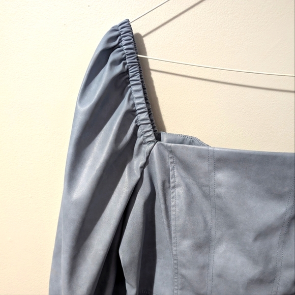 7 For All Mankind Vegan Leather Dress - Picture 5 of 10